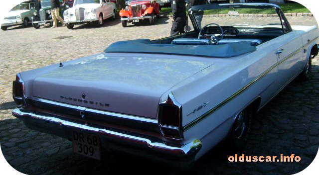 1963 Oldsmobile F-85 Deluxe Cutless Convertible Coupe back